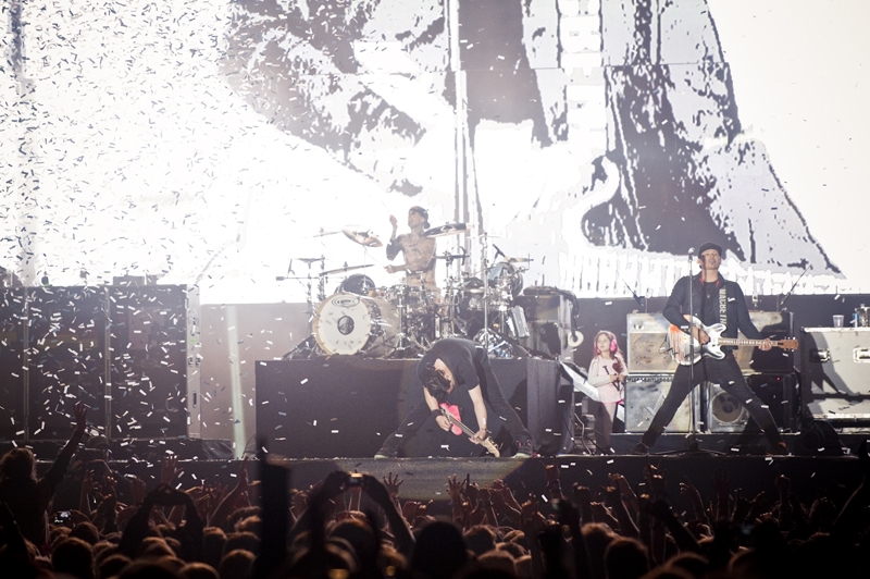 Comeback in alter Form, gesehen 2012 – Blink 182 auf dem Hurricane 2012.