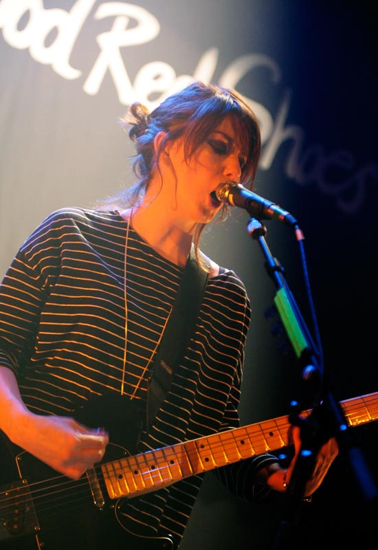 Das Alternative-Duo zu Gast im Kölner Gloria. – Blood Red Shoes live in Köln 2010