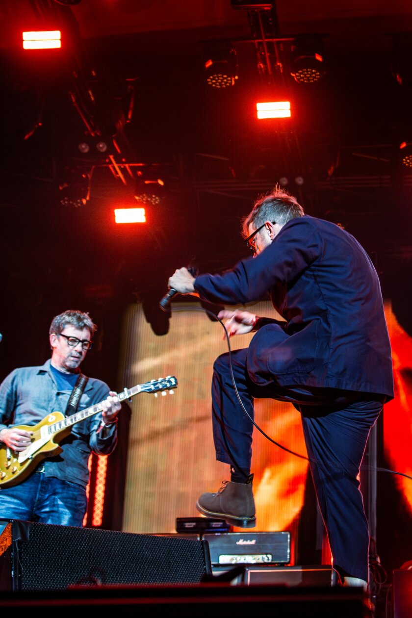 Damon Albarn und Kollegen nach acht Jahren Pause zurück auf Europas Bühnen. – Blur in Roskilde.