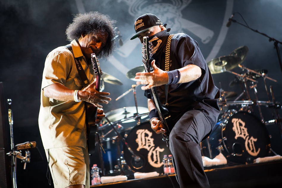 Body Count – Ice-T und seine Metalcore/Crossover-Gang. – Ernie und Juana.