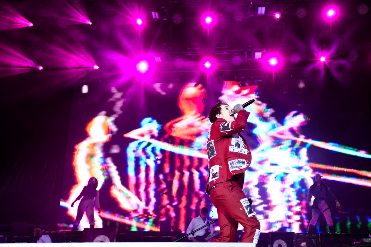 Charismatiker Oli Sykes hatte sein Publikum fest im Griff. – Bring Me The Horizon.