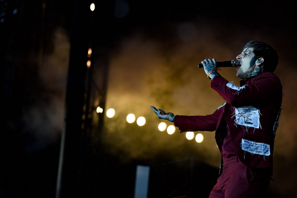Charismatiker Oli Sykes hatte sein Publikum fest im Griff. – Bring Me The Horizon.