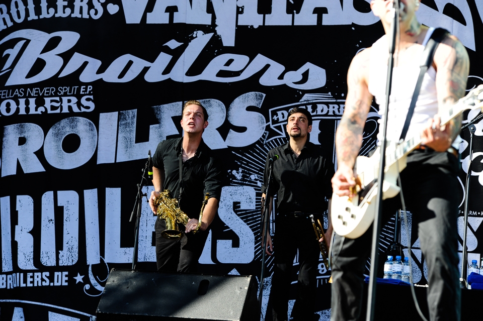 Die Punkrocker haben stets ihr Publikum. – Broilers.