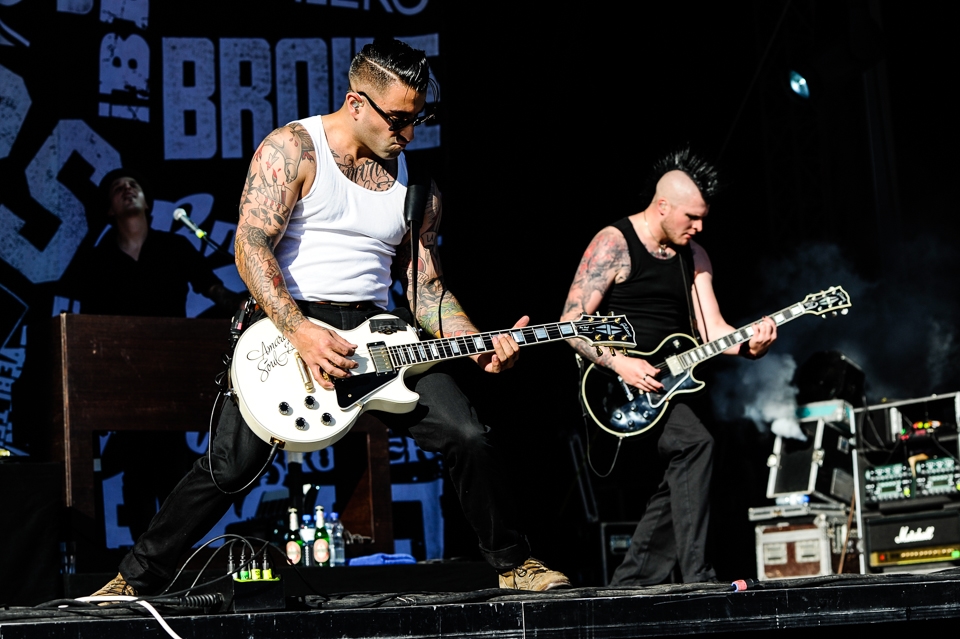 Die Punkrocker haben stets ihr Publikum. – Broilers.