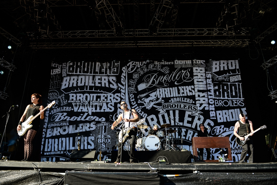 Die Punkrocker haben stets ihr Publikum. – Broilers.
