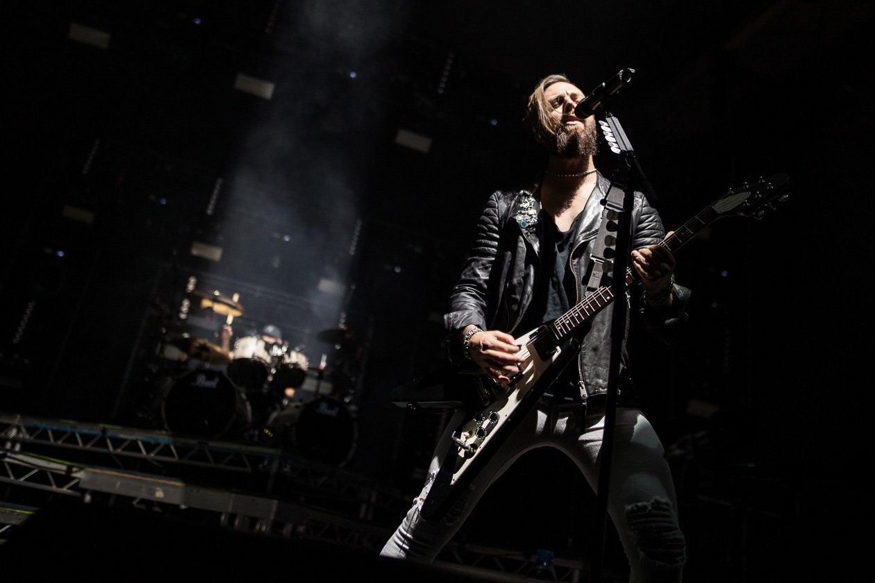 Tourauftakt in der Hauptstadt. – Bullet For My Valentine.