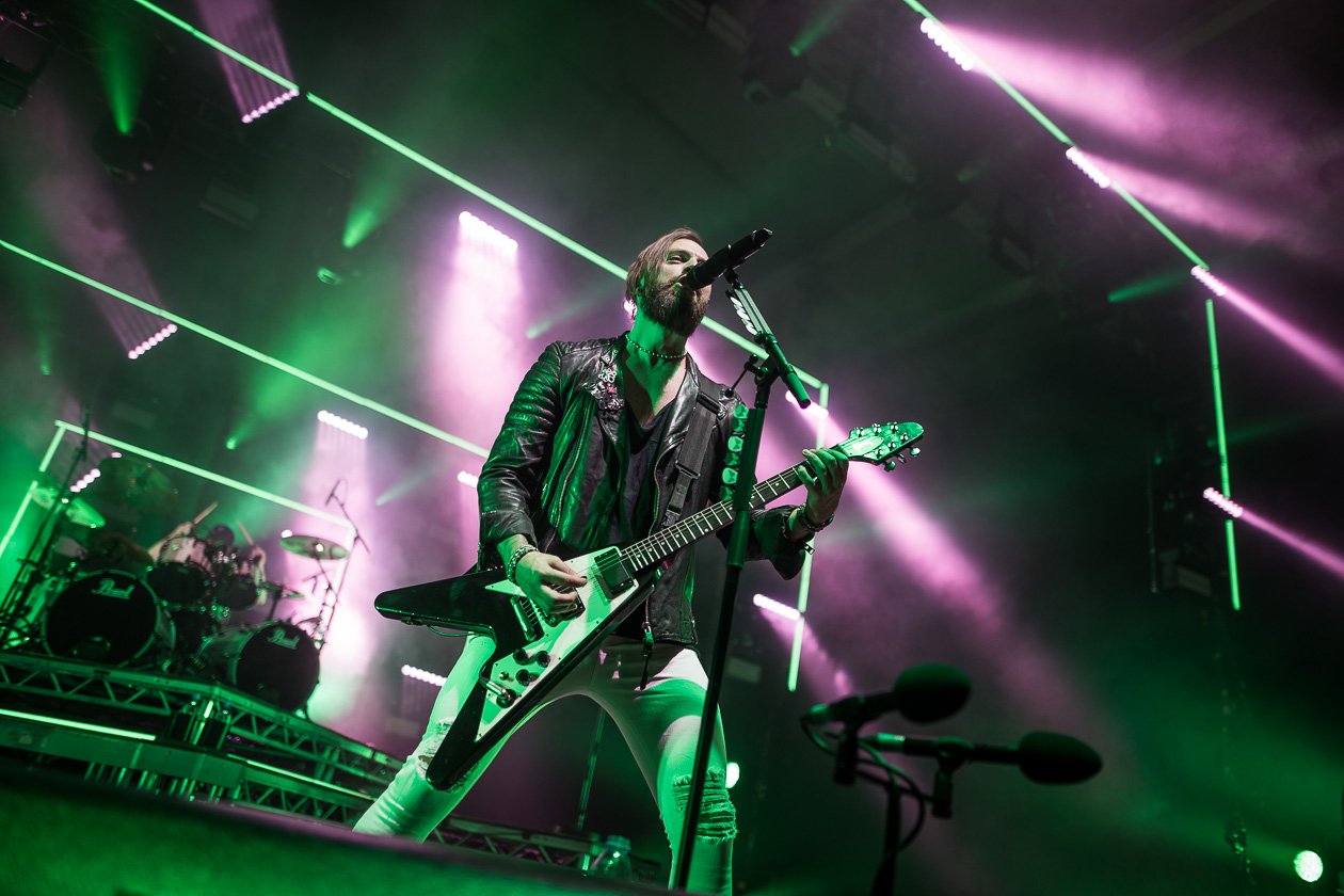 Tourauftakt in der Hauptstadt. – Bullet For My Valentine.