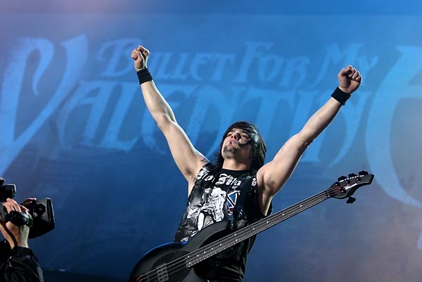 Bullet For My Valentine beim Rock Am Ring-Festival. – 