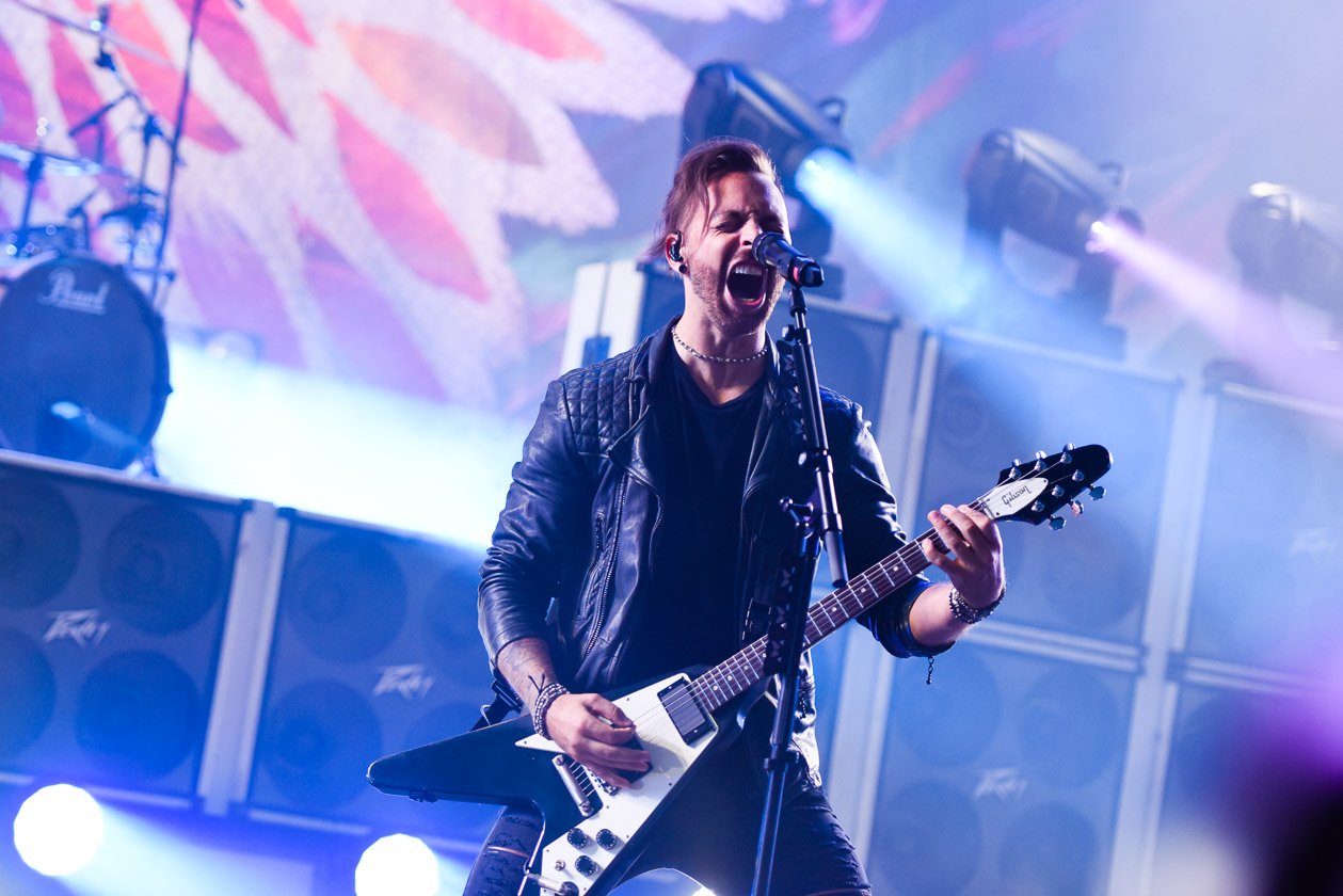 Am Festivalsamstag live am Ring. – Bullet For My Valentine.