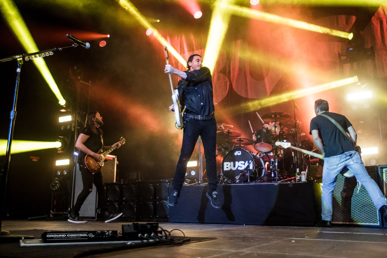 Gavin Rossdale und Co. on stage in der Domstadt. – Bush.
