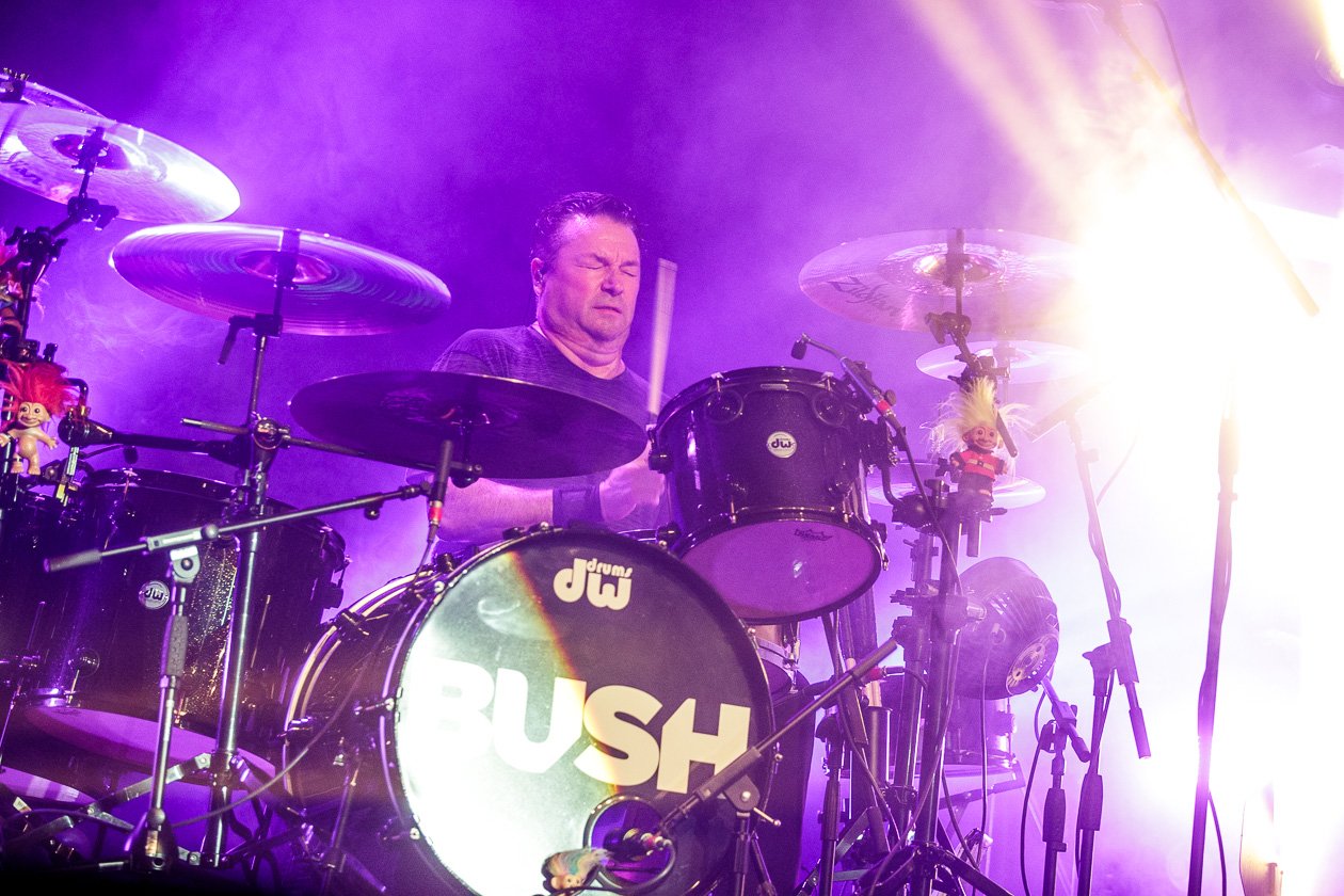 Bush – Gavin Rossdale und Co. on stage in der Domstadt. – Robin Goodridge.