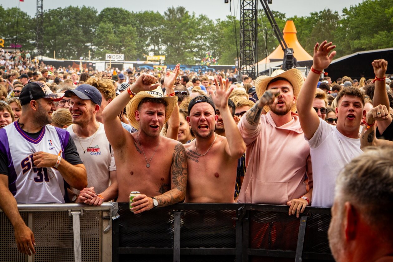Busta Rhymes – Vor der Orange Stage.