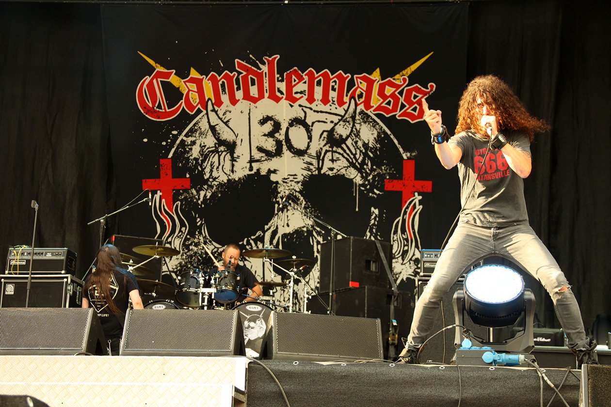 Die Schweden live in Balingen. – Candlemass.