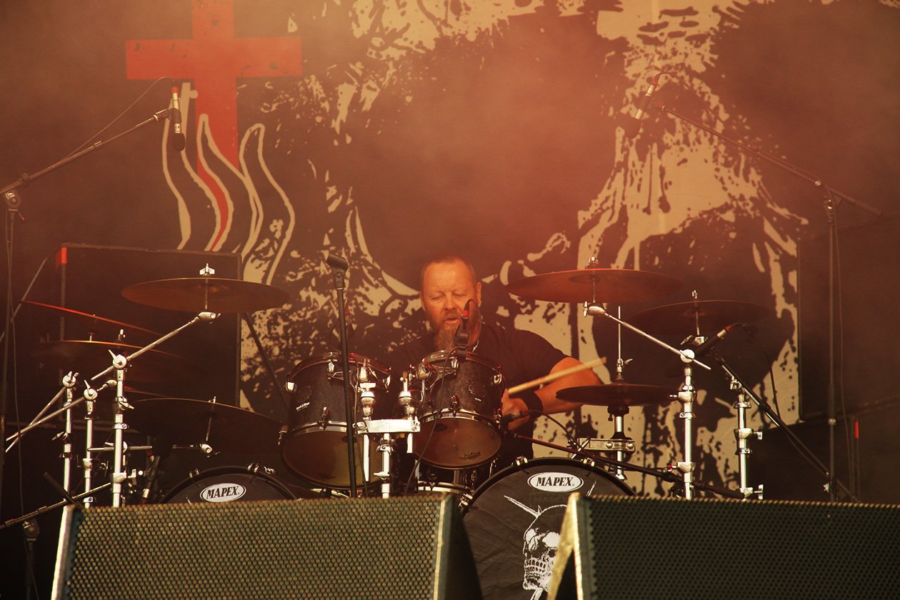 Die Schweden live in Balingen. – Candlemass.