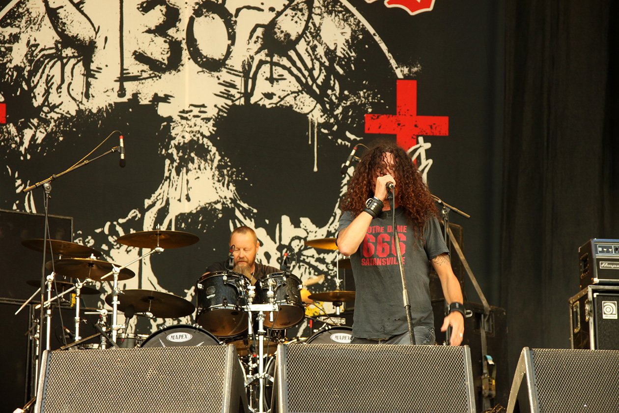 Die Schweden live in Balingen. – Candlemass.