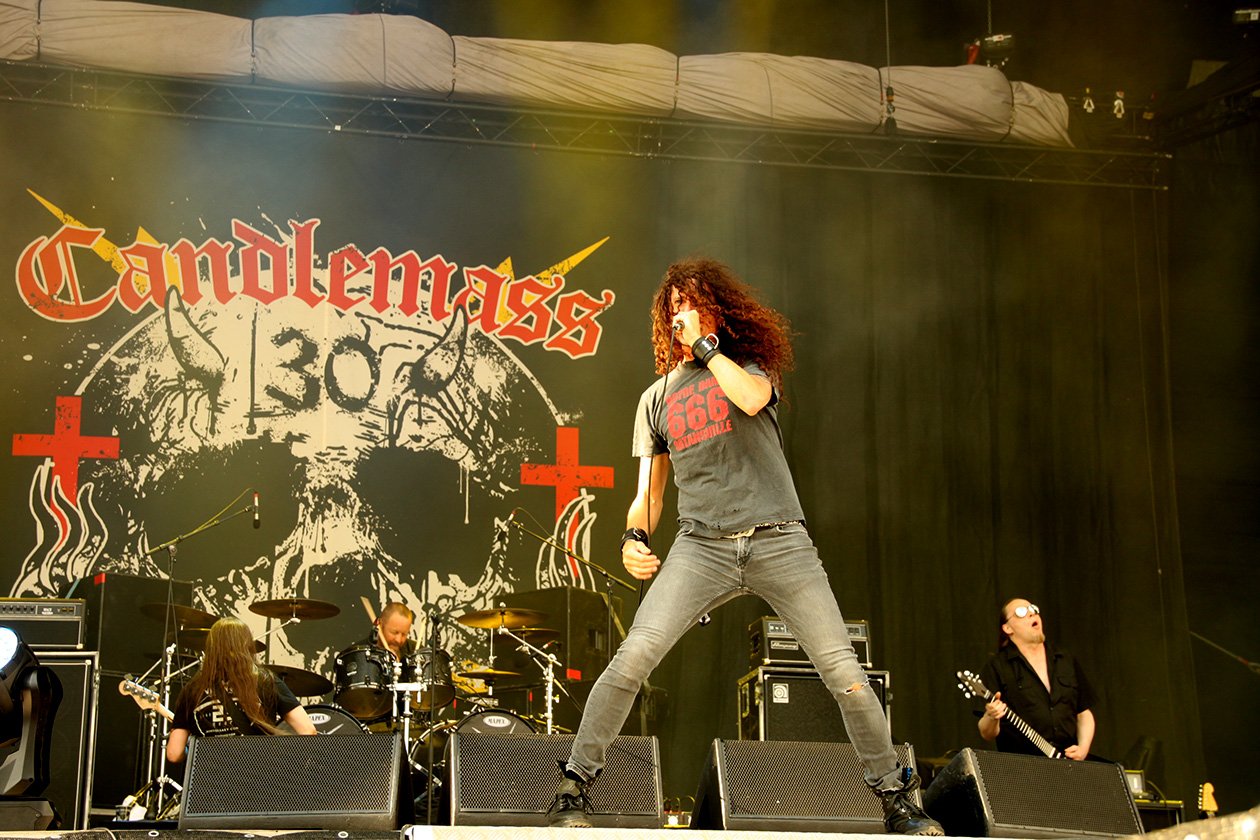 Die Schweden live in Balingen. – Candlemass.