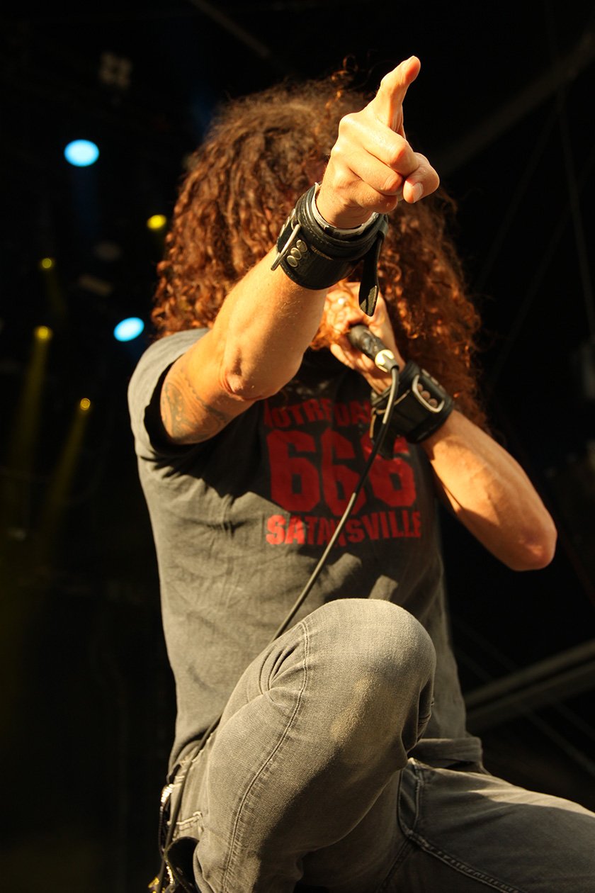 Die Schweden live in Balingen. – Candlemass.