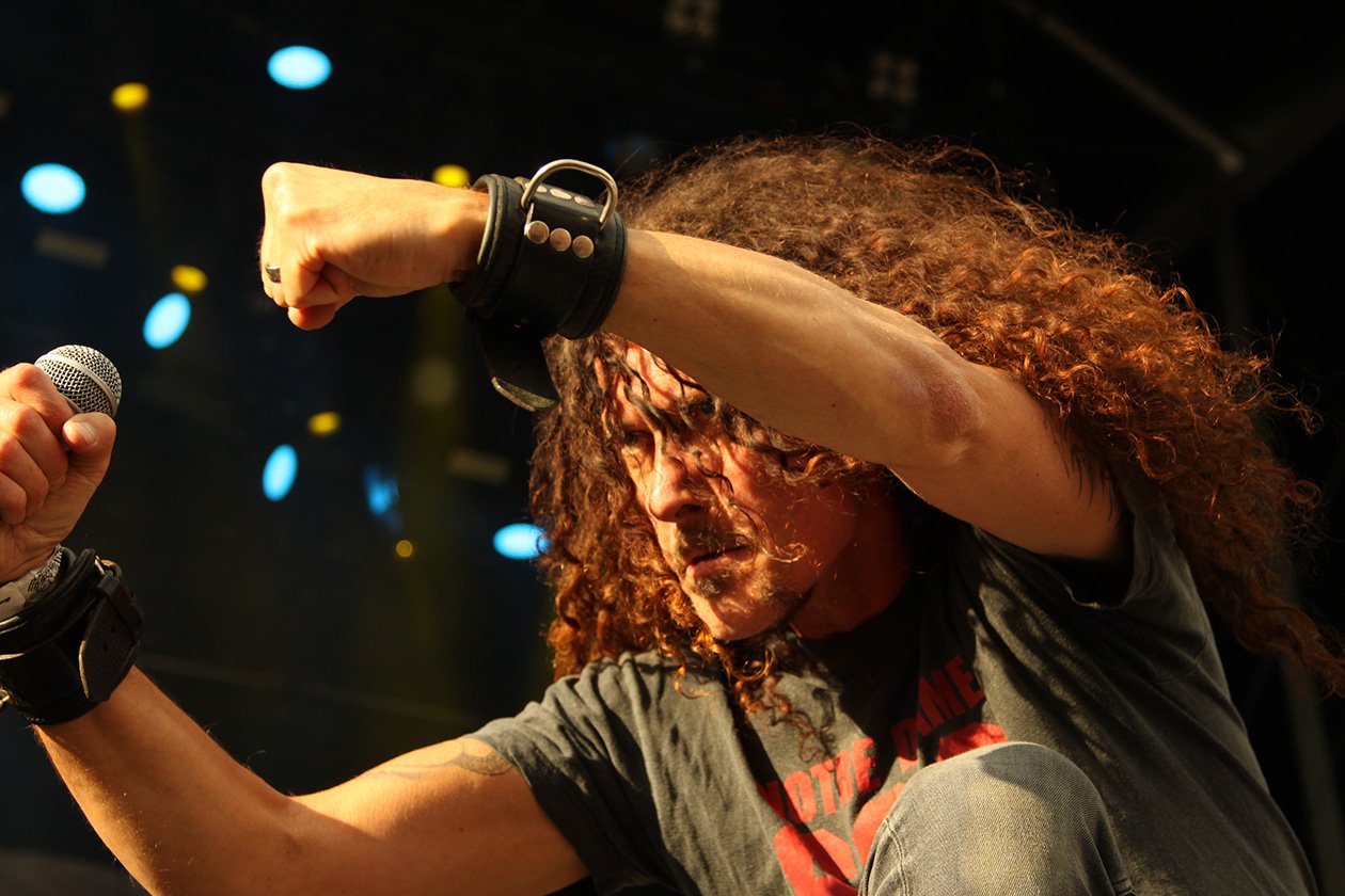 Die Schweden live in Balingen. – Candlemass.