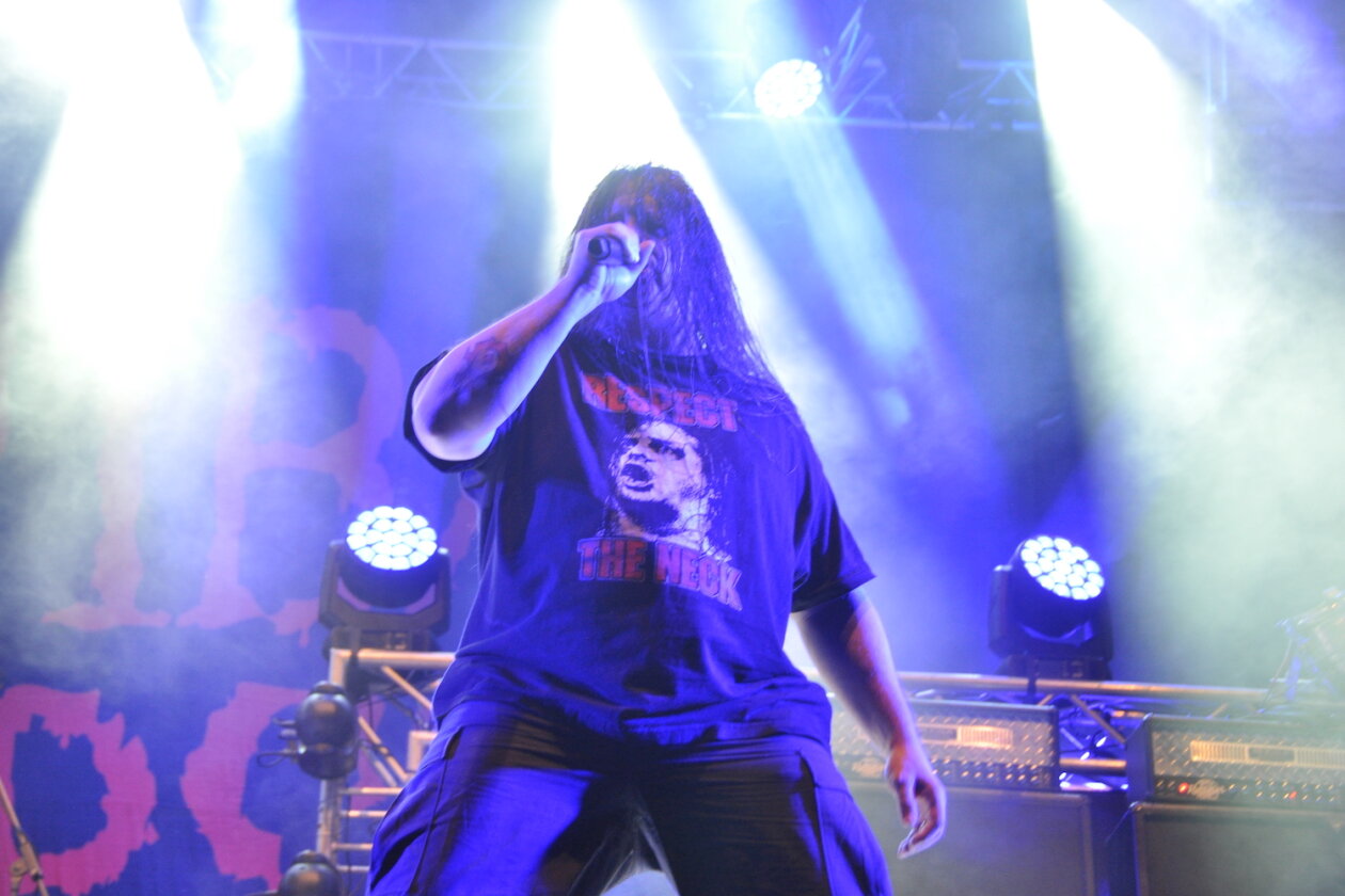 Cannibal Corpse rissen als Donnerstag-Headliner die Hauptbühne komplett ab. – Cannibal Corpse.