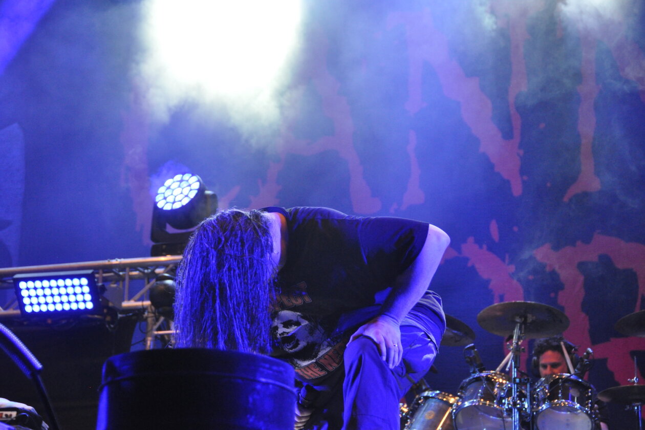 Cannibal Corpse rissen als Donnerstag-Headliner die Hauptbühne komplett ab. – Cannibal Corpse.
