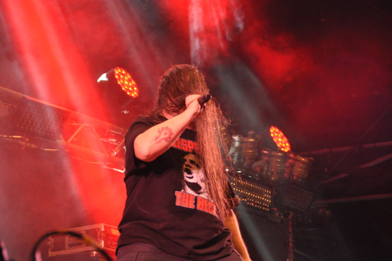 Cannibal Corpse rissen als Donnerstag-Headliner die Hauptbühne komplett ab. – Cannibal Corpse.