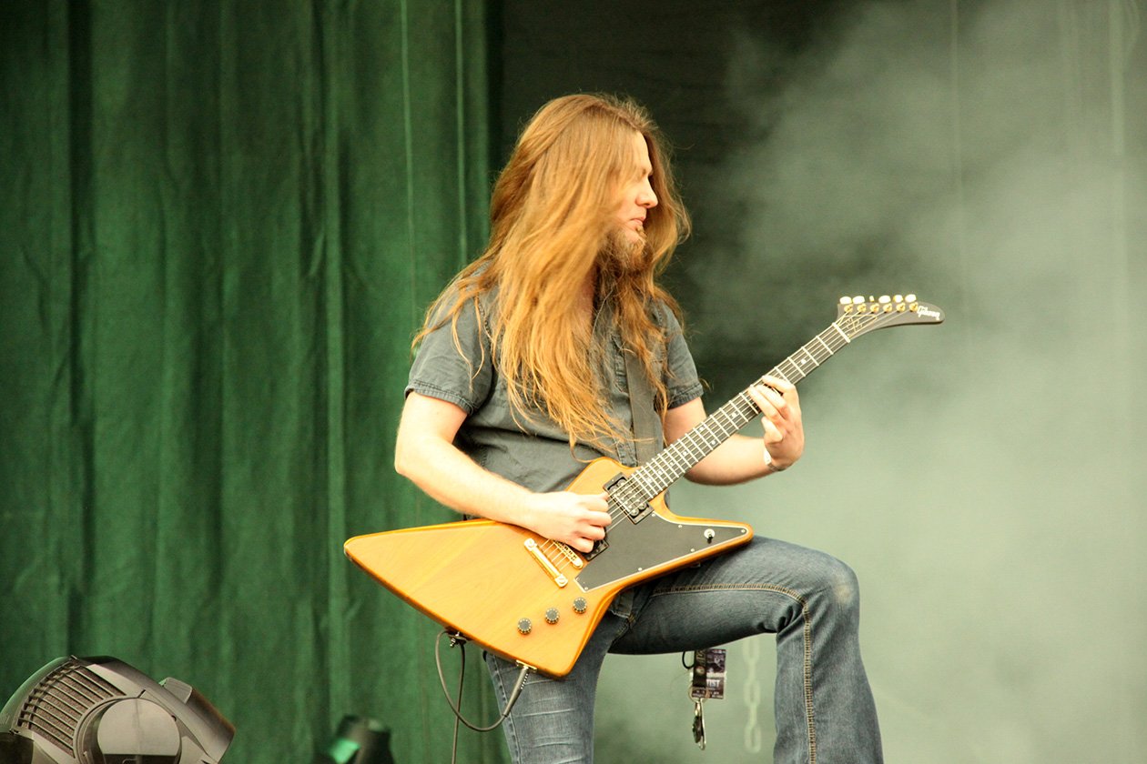 Jeff Walker und Co. hatten gute Laune - und einen guten Sound. – Carcass.