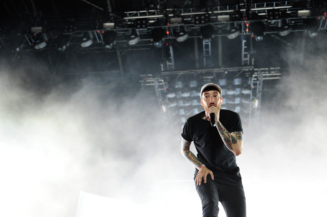 Der darke Headliner am Freitag. – Casper.