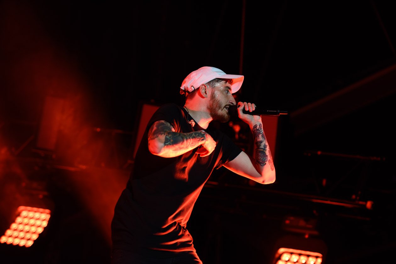 Der darke Headliner am Freitag. – Casper.