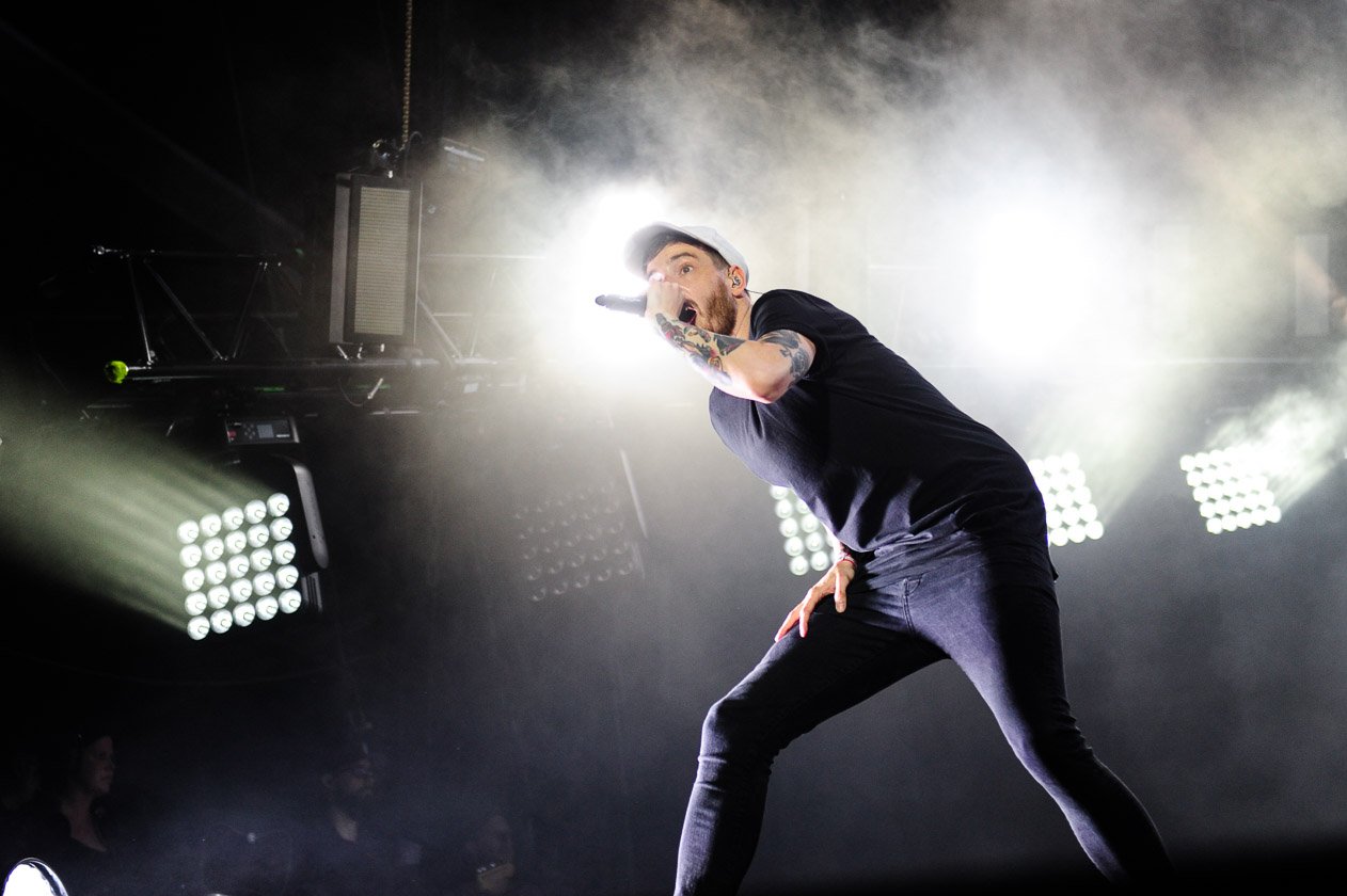 Der darke Headliner am Freitag. – Casper.