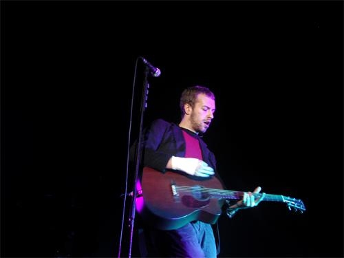 Coldplay – Der Martinsche Hüftschwung in Zürich, April 2003. – 
