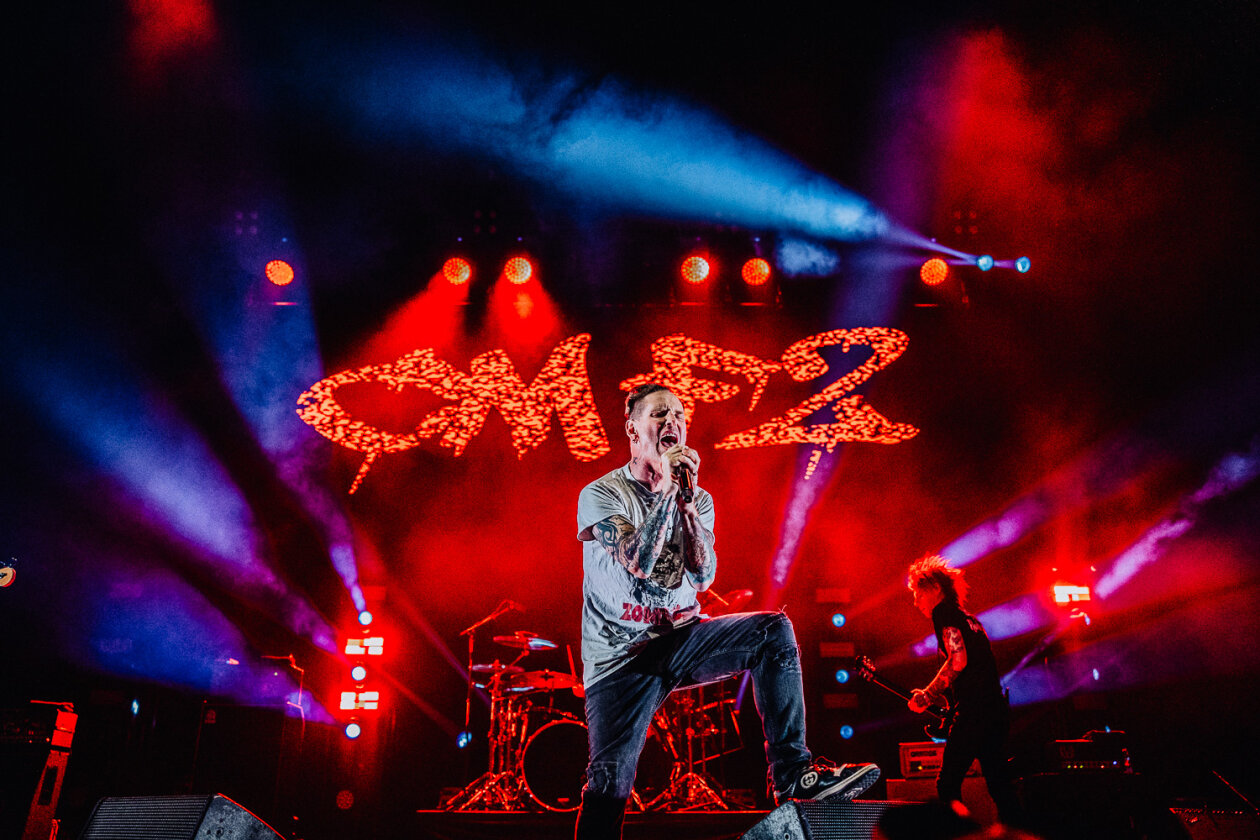 Zwei Alben im Gepäck: der Slipknot-Frontmann on tour mit Soloband. – Corey Taylor.