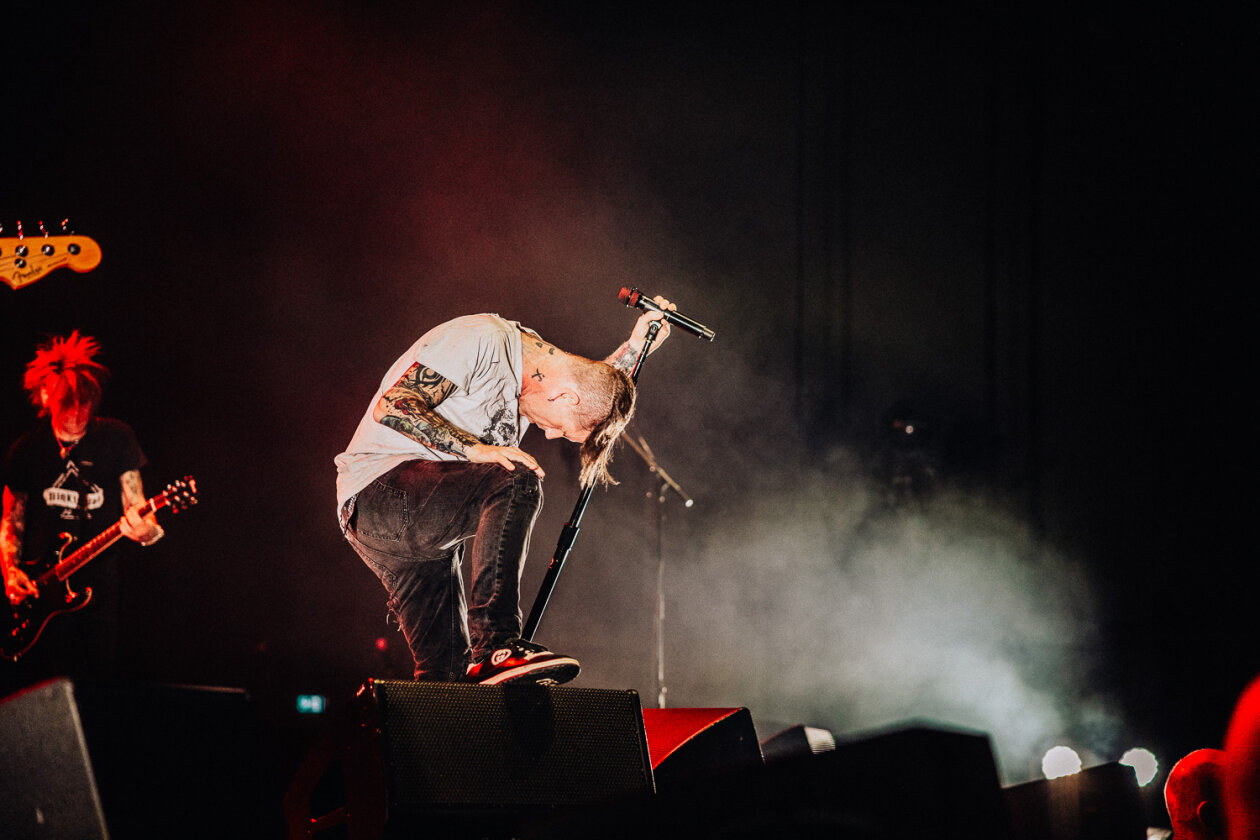 Zwei Alben im Gepäck: der Slipknot-Frontmann on tour mit Soloband. – Corey Taylor.