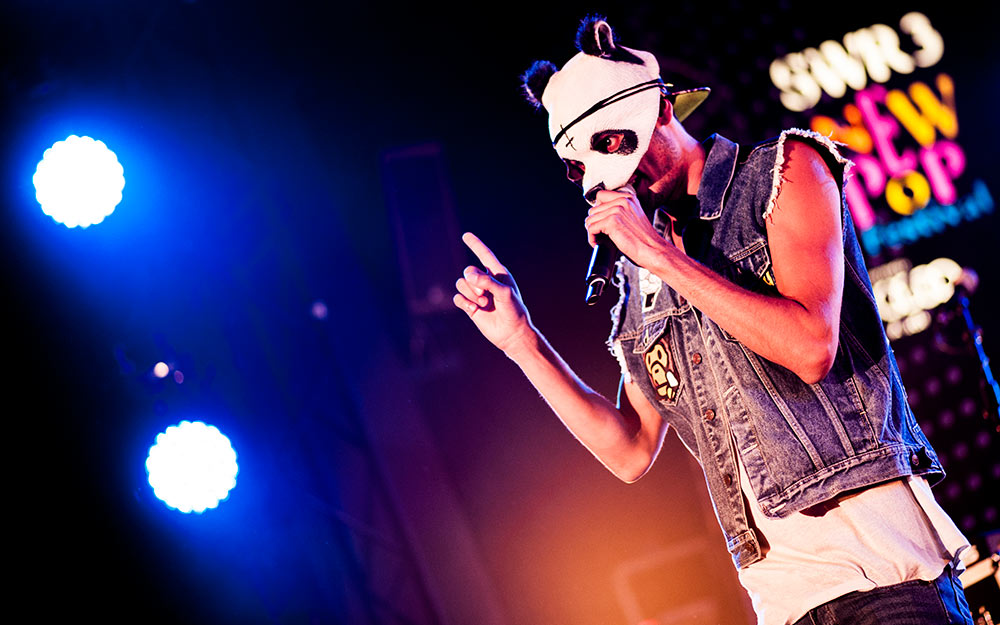 Cro beim SWR3 New Pop Festival 2012 in Baden-Baden – Cro.