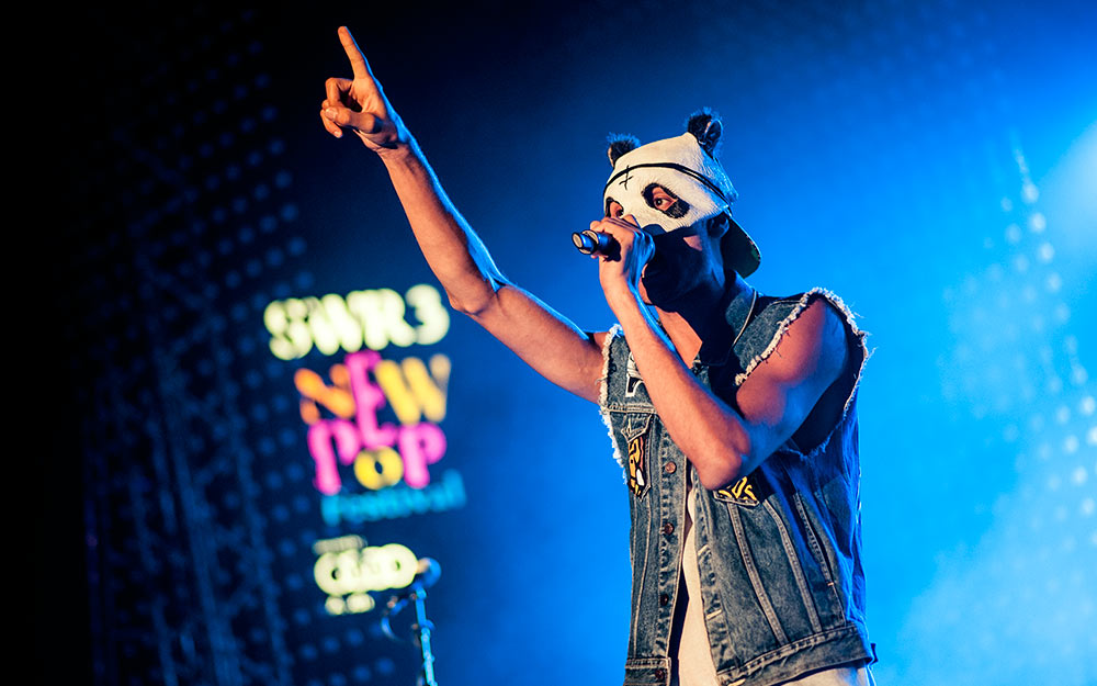 Cro beim SWR3 New Pop Festival 2012 in Baden-Baden – Cro.
