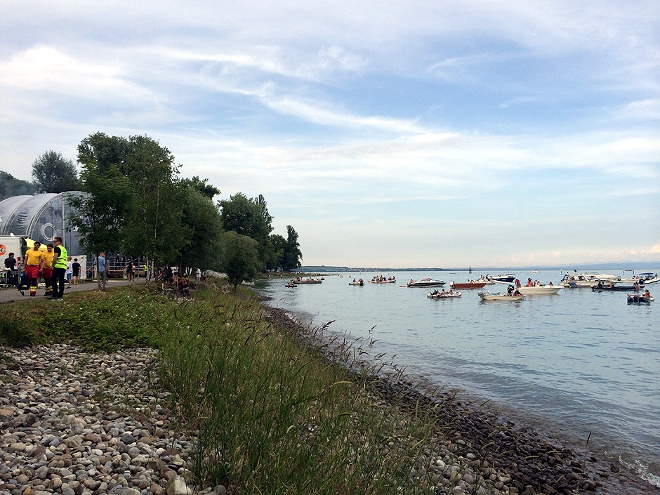 Pfingsten 2014 stellt Cro das neue Album "Melodie" am Bodensee vor. – ... und dann nach Konstanz