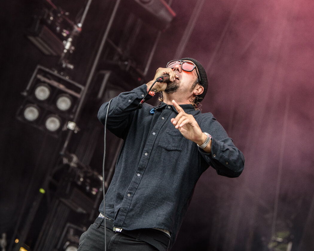 Setzten am Sonntag ein fettes Ausrufezeichen: Chino Moreno und Shaun Lopez. – Crosses.