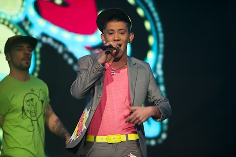 Daniele Negroni – Unter den letzten 16 Kandidaten der 9. Staffel. – DSDS 2012 - 1. Live-Show.