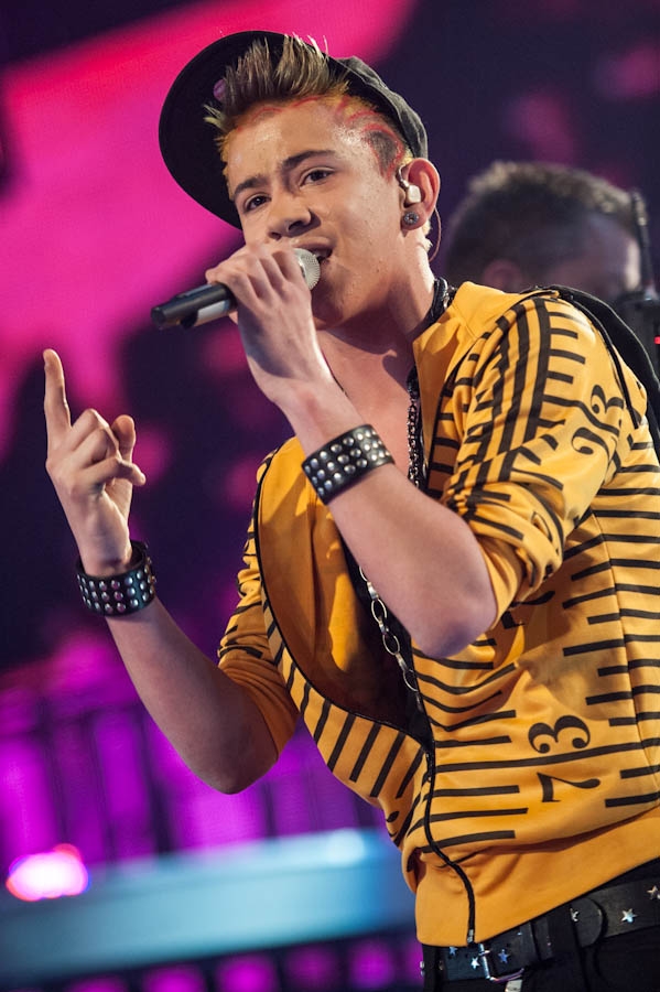 Daniele Negroni – Unter den letzten 3 Kandidaten der 9. Staffel. – DSDS 2012 - Das Halbfinale.