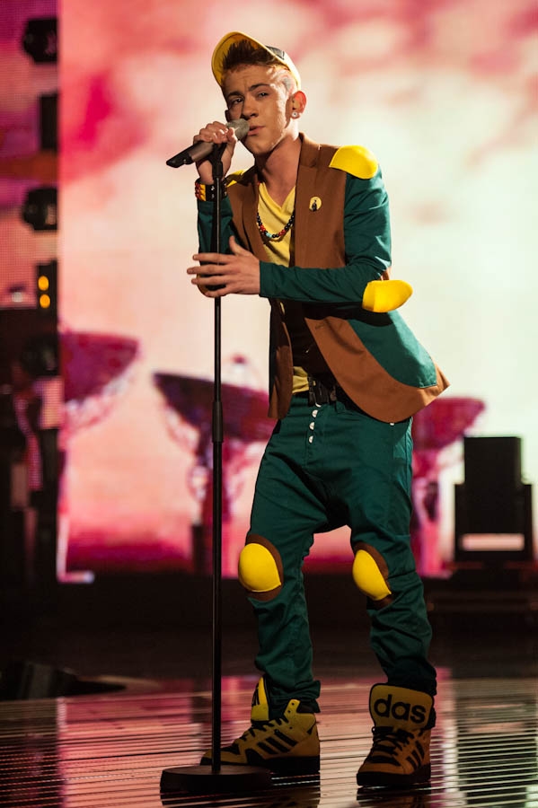 Daniele Negroni – Unter den letzten 3 Kandidaten der 9. Staffel. – DSDS 2012 - Das Halbfinale.