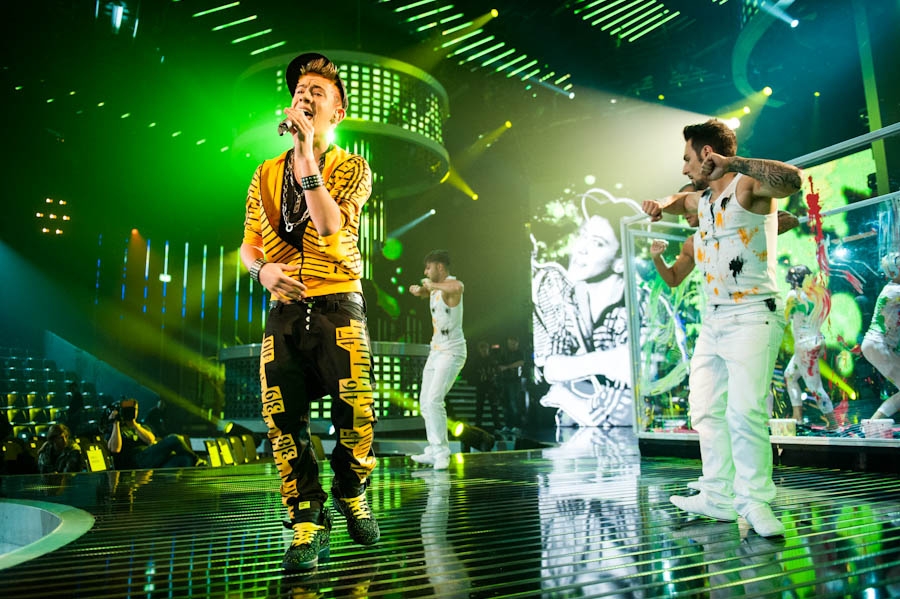 Daniele Negroni – Unter den letzten 3 Kandidaten der 9. Staffel. – DSDS 2012 - Das Halbfinale.