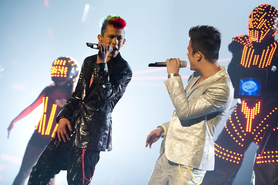 Daniele Negroni vs Luca Hänni. – DSDS 2012 - Das Finale.