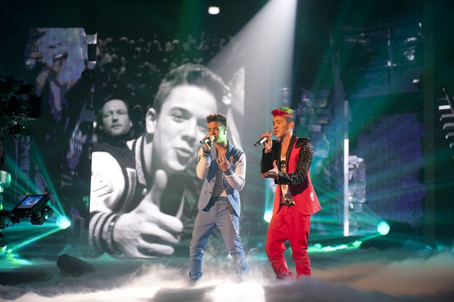 Daniele Negroni vs Luca Hänni. – DSDS 2012 - Das Finale.