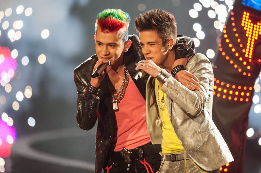 Daniele Negroni vs Luca Hänni. – DSDS 2012 - Das Finale.