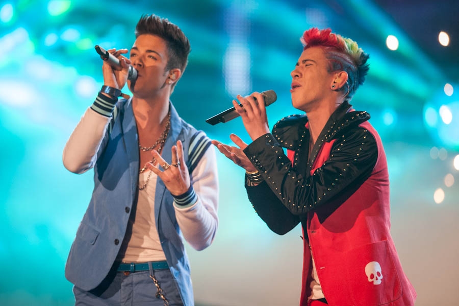 Daniele Negroni vs Luca Hänni. – DSDS 2012 - Das Finale.