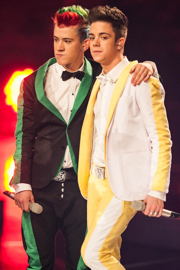 Daniele Negroni vs Luca Hänni. – DSDS 2012 - Das Finale.