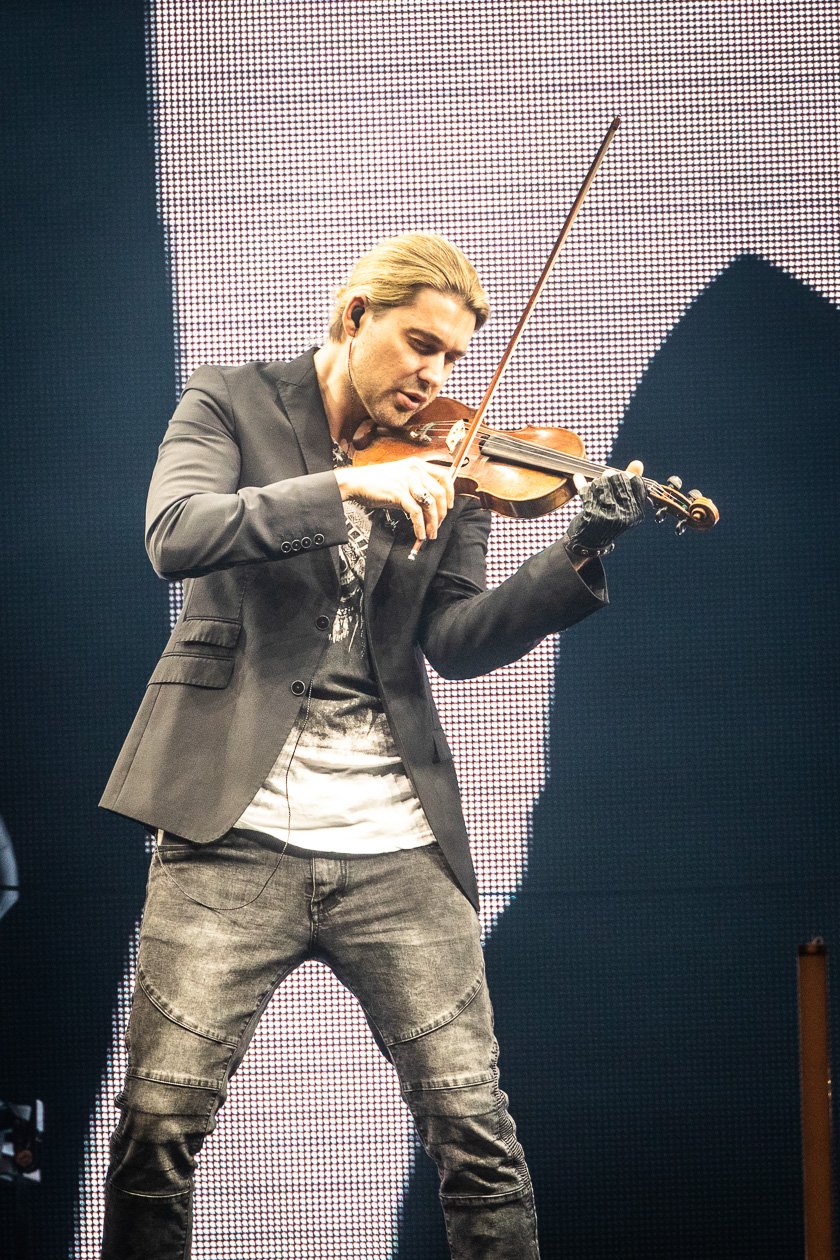 Mr. Violin betört die Hauptstadt. – David Garrett.