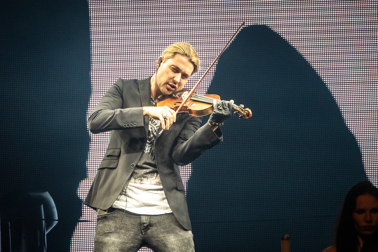 Mr. Violin betört die Hauptstadt. – David Garrett.