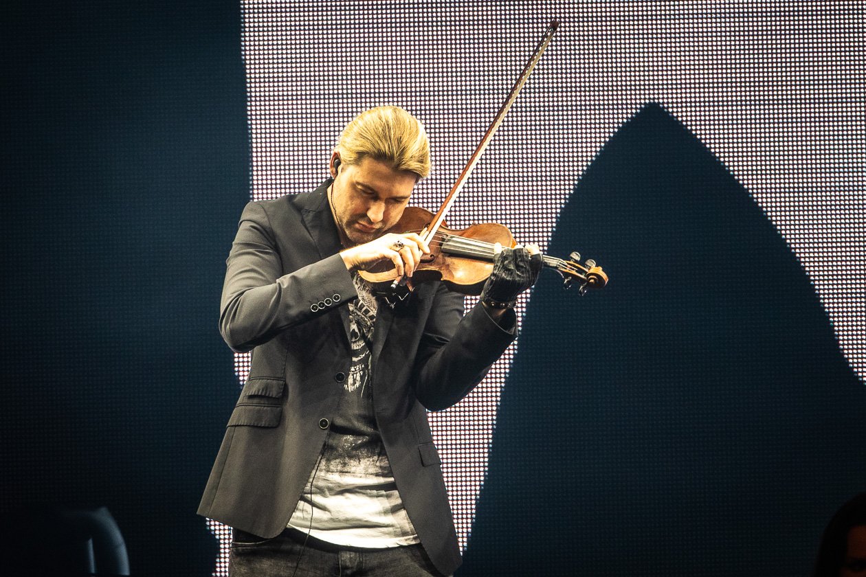 Mr. Violin betört die Hauptstadt. – David Garrett.