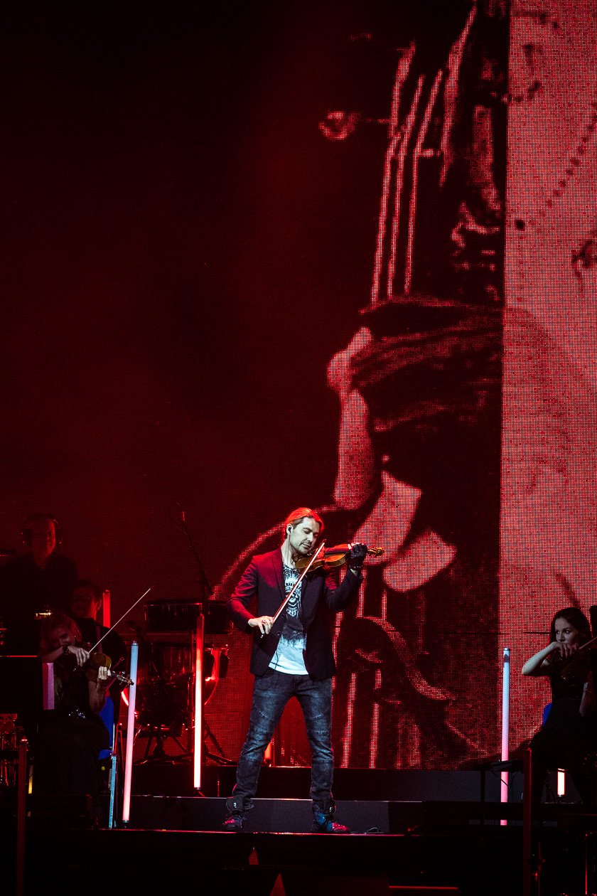Mr. Violin betört die Hauptstadt. – David Garrett.