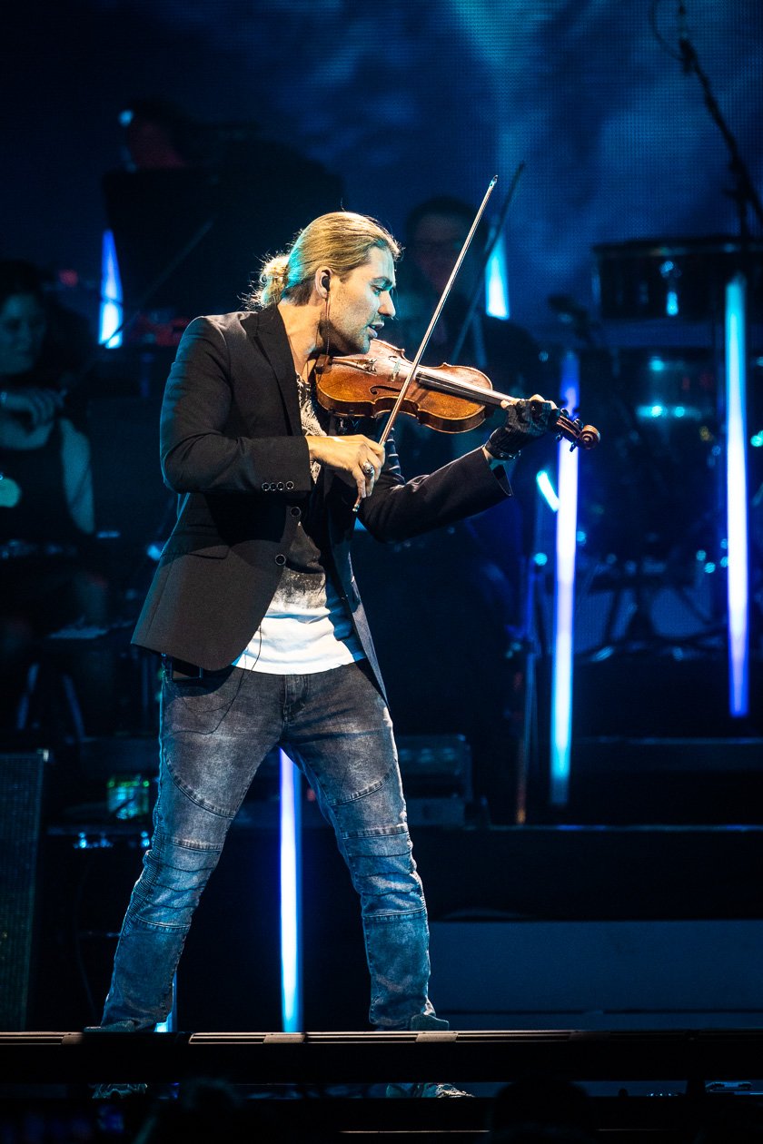 Mr. Violin betört die Hauptstadt. – David Garrett.